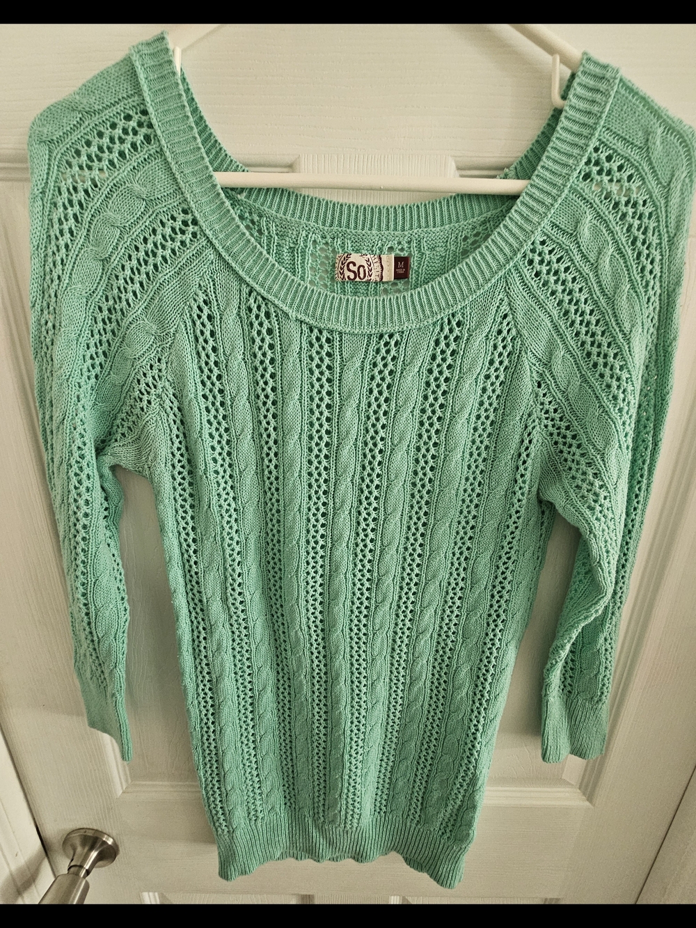 SO Mint Green Sweater